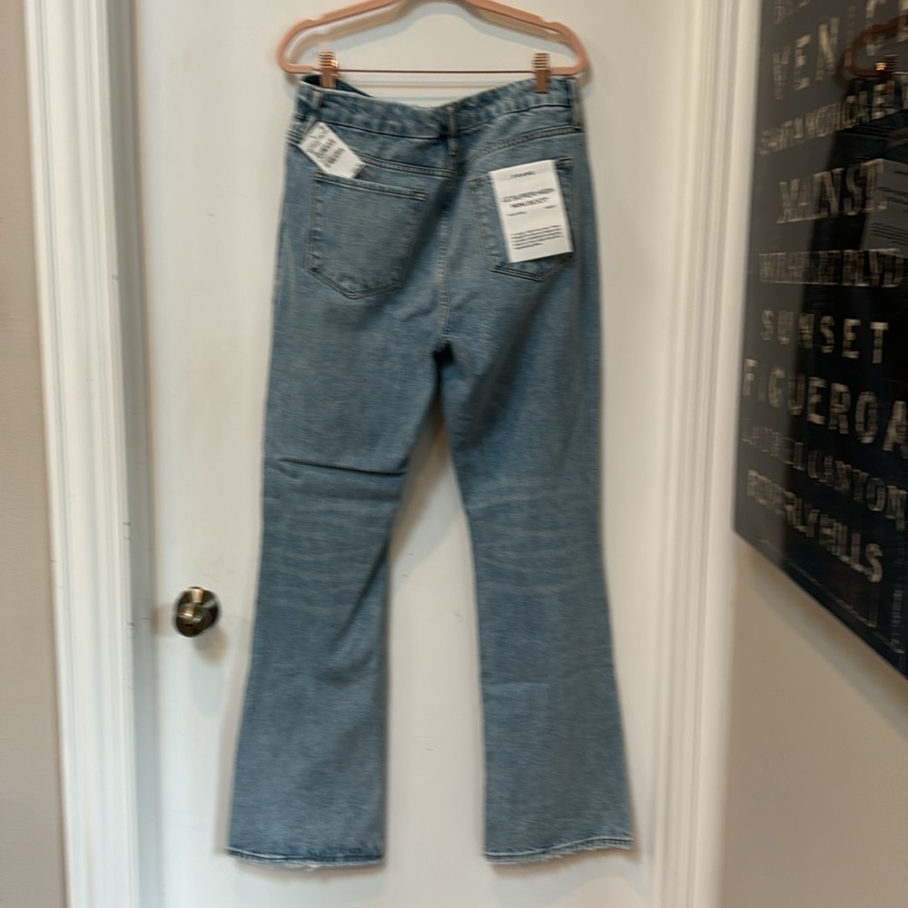 NWT Frame Le Super High Mini Boot Cut Jeans in Rossum 1year Revolve - Picture 7 of 9